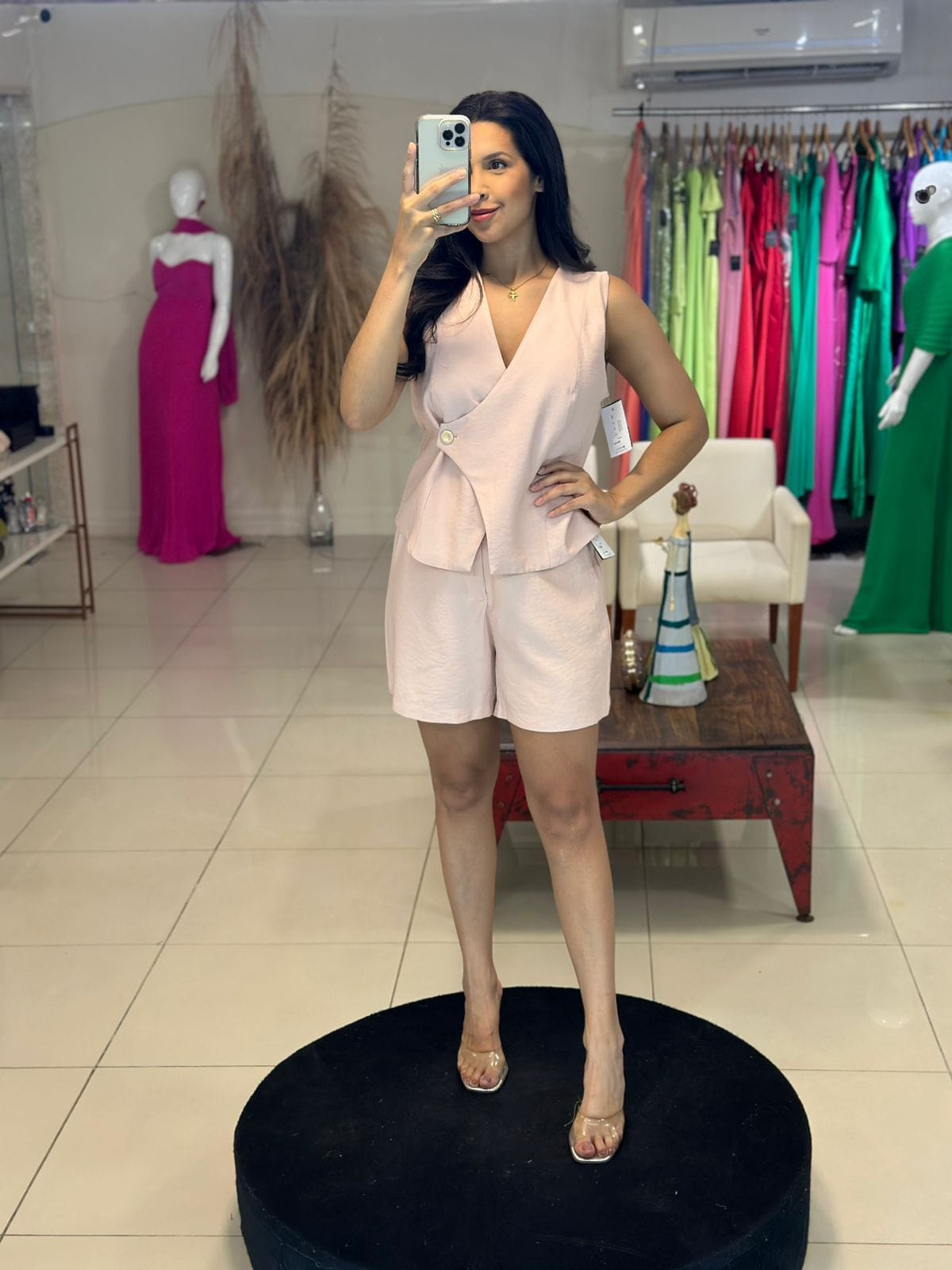 Imagem de blusa cor goiaba